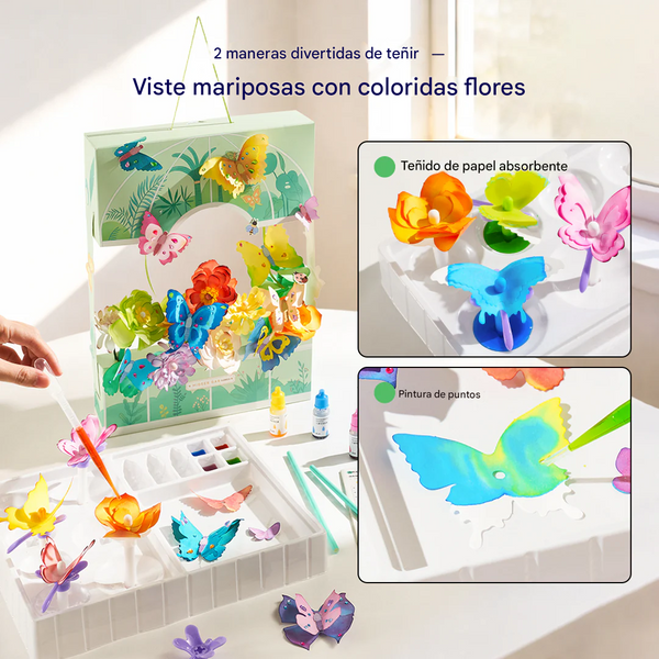 Kit Creativo Fantasy Butterfly Garden 70 Piezas (+3)