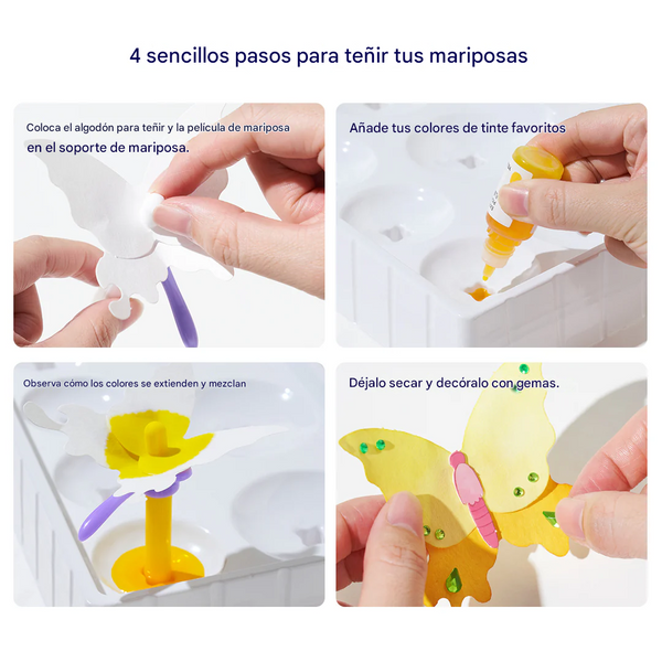 Kit Creativo Fantasy Butterfly Garden 70 Piezas (+3)