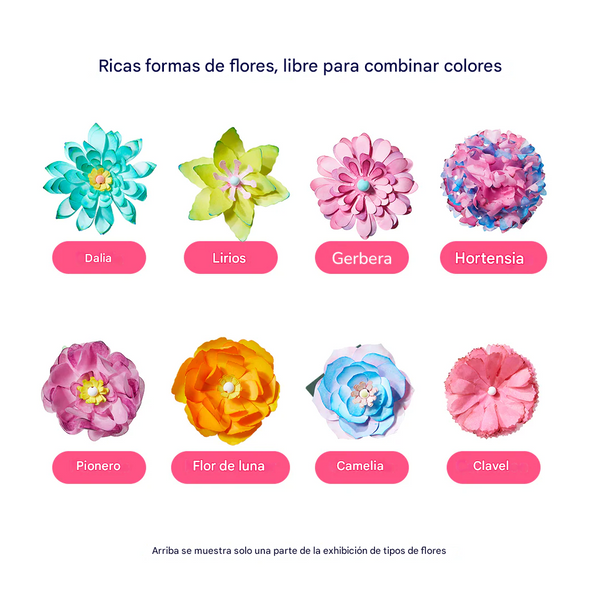 Kit Creativo Magic Dyeing Florist 77 Piezas (+6)