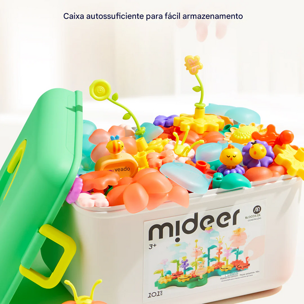 Juego Bloques de Rompecabezas Jardín Giratorio de 101 Piezas (+3)