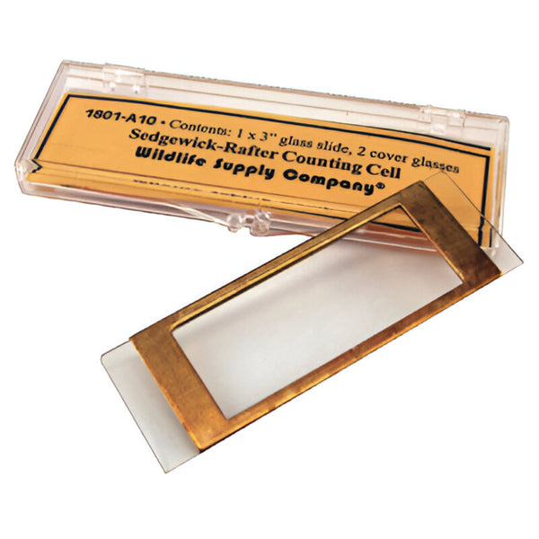 Celda de Conteo Sedgewick-Rafter, Aleación de Cobre, 1.0 ml 