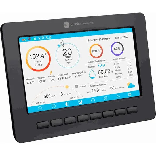 Estación Meteorológica Inteligente Ambient Weather WS-2000