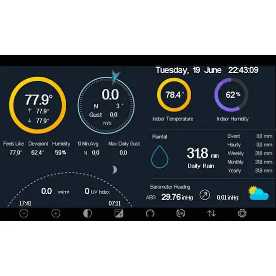 Estación Meteorológica Inteligente Ambient Weather WS-2000