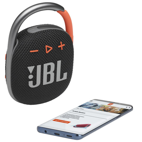 Parlantes Portátiles JBL Clip 4 con Bluetooth a Prueba de Agua 5.0 Watts