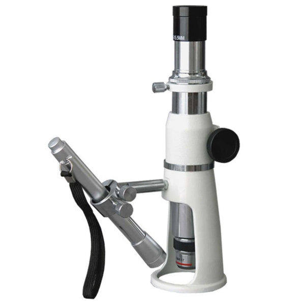 Microscopio de Medición Portátil con Soporte AmScope H2510 20x / 50x / 100x - 17mm