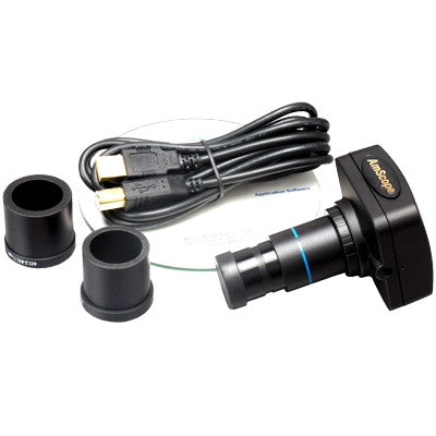 Microscopio Binocular Compuesto Amscope 40X-2000X + 1.3MP Cámara