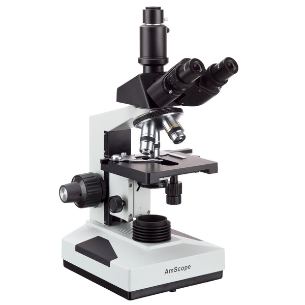 Microscopio Trinocular  Compuesto Amscope Darkfield 40X-1000X