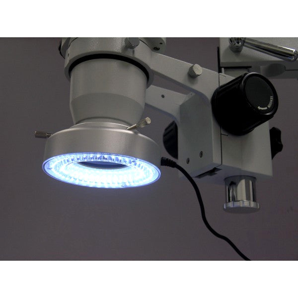 Aro de Luz Amscope 80 LEDs con Fuente de Poder