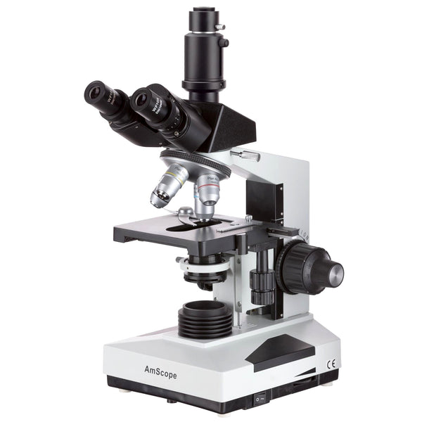 Microscopios Trinoculares Amscope 40X-2000X