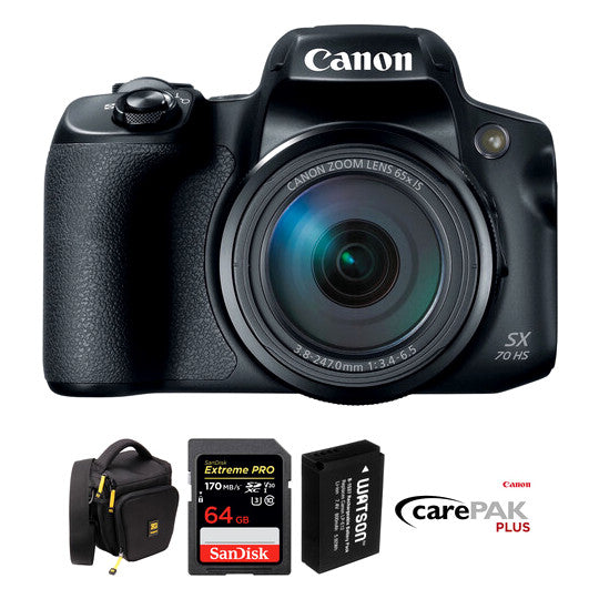 Cámara Digital SX70 HS Canon PowerShot 20.3MP - Zoom 65x (Kit)