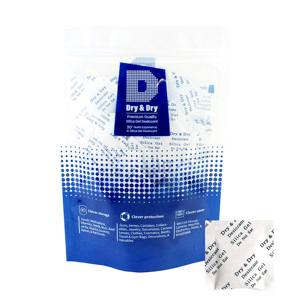 Silica Gel Dry & Dry Cómida Segura Paquetes x 100 u.