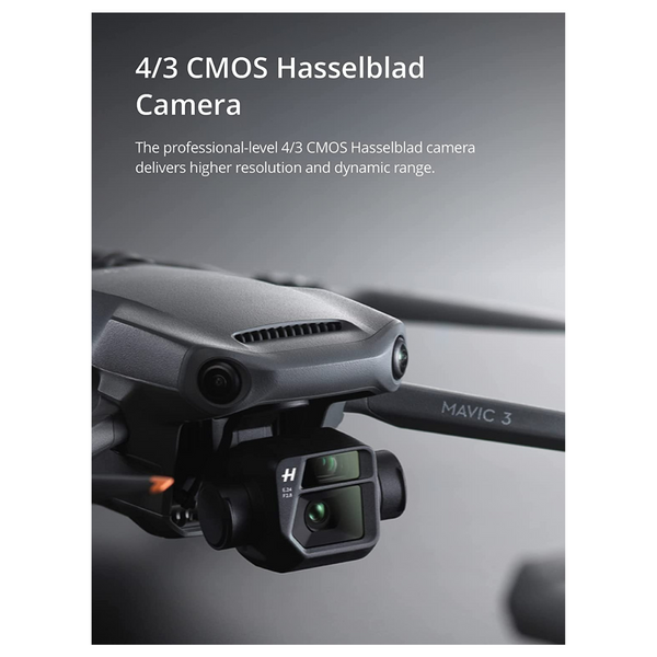 Dron de cámara DJI Mavic 3 CMOS 4/3, video 5.1K.