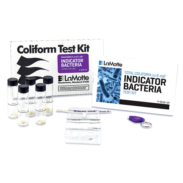 kit LaMotte® Bacteria Coliform Y E.Coli - 5 Pruebas