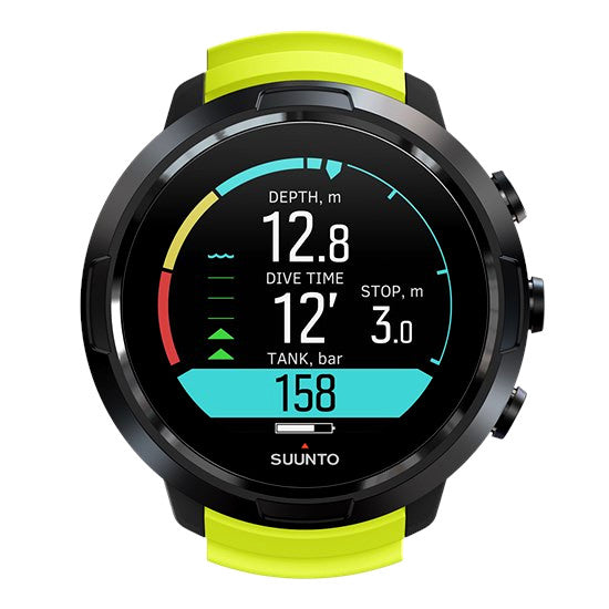 Smart Watch SUUNTO de Buceo D5 Color Verde Limón y Negro