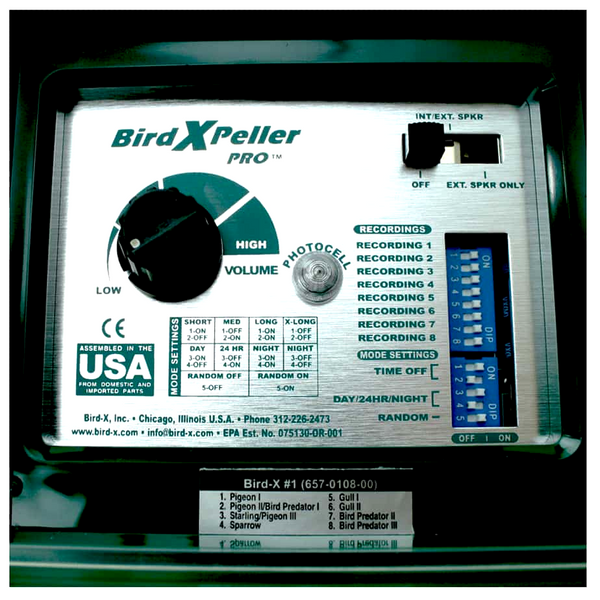 Ahuyentadores Bird-X Sónicos BirdXPeller PRO (Hasta 4.000 m²)