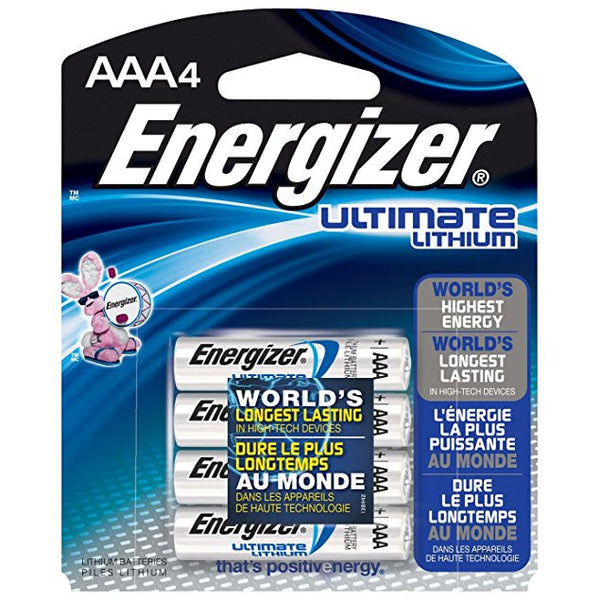 Baterías de Litio Energizer AAA Ultimate Lithium