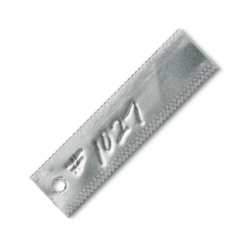 Etiqueta Doble Cara en Aluminio x 1000 u.