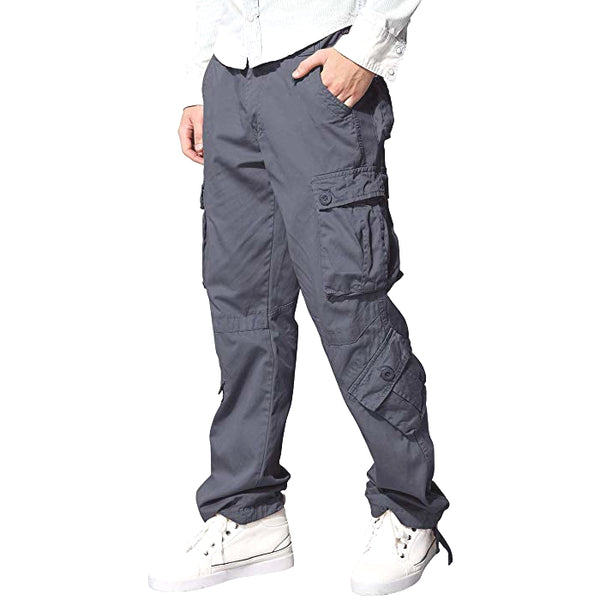 Pantalones Tipo Cargo MatchStick para Hombre Color Gris 