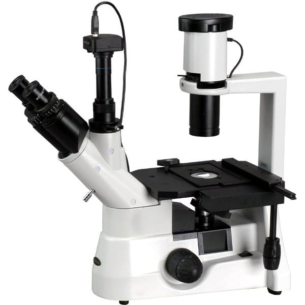 Microscopio Trinocular Invertido Amscope  40x-1000x