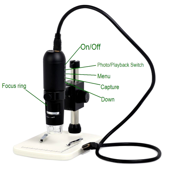 Microscopio Digital Full HD Mustcam 1080P / 10x-220x / 3MP