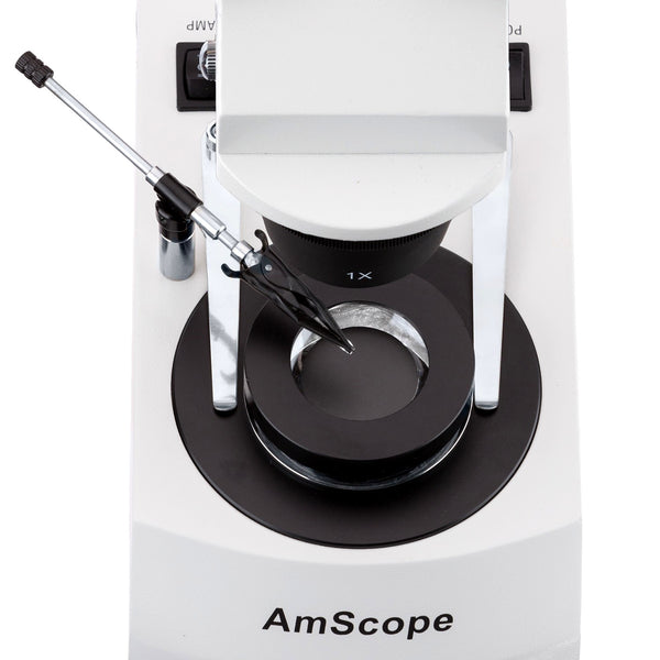 Microscópio Estéreo con luz LED AmScope SE306-PZ-LED-DK / 20x - 80x