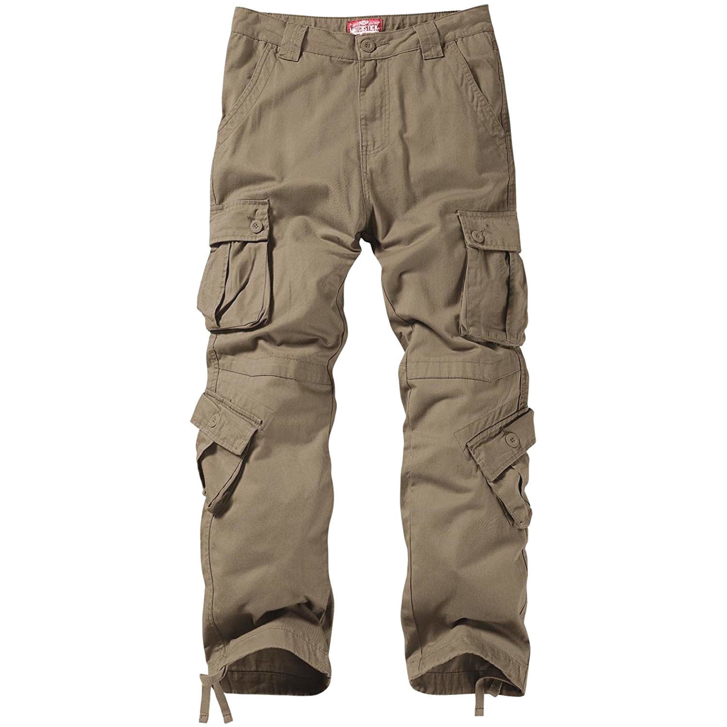 Pantalon Cargo Homme Matchstick #6531 - Coupe Ample, 100% Coton, 6 Poches, Taille S - Bleu