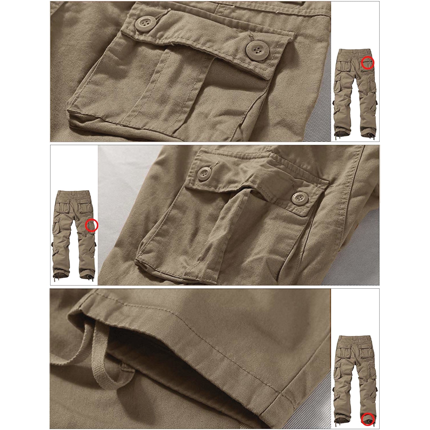 Pantalones Tipo Cargo MatchStick para Hombre - BIOWEB® Colombia