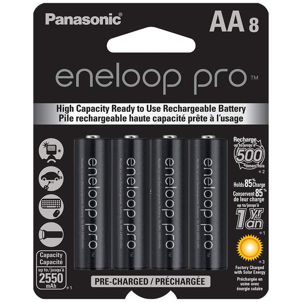 Baterías Recargables Panasonic Eneloop Pro AA 2550mAh