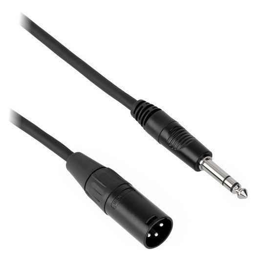 Cables Pearstone Serie PM 3-Pin XLR Macho a 1/4" TRS Macho