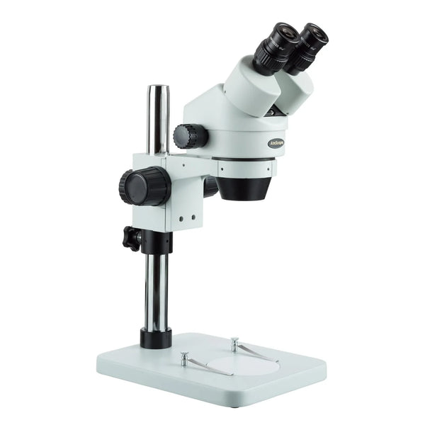 Microscopio Estéreo Binocular Amscope 3.5x-90x con Soporte de Mesa